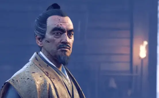 Lord shimura in Ghost of Tsushima gameplay