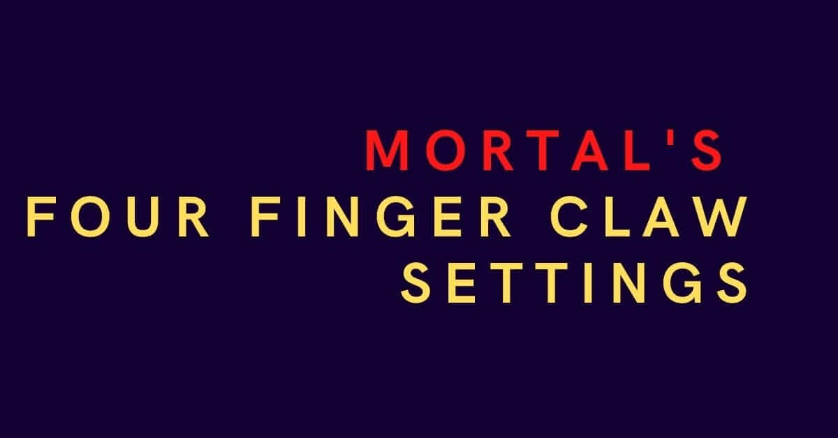 Mortal's four finger claw setup in PUBG Mobile