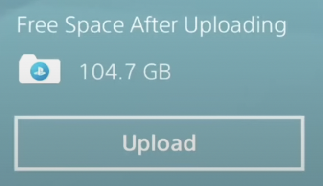 free space up by resetting your PS4